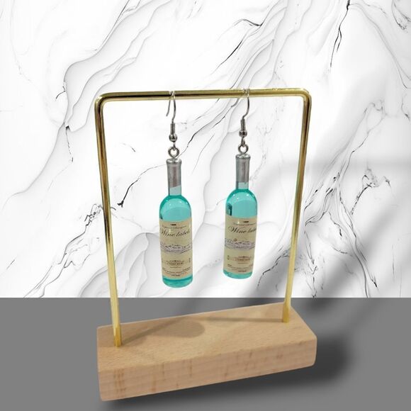 🍷Wine Bottle Earrings🍷 (2-A007) - Picture 4 of 6